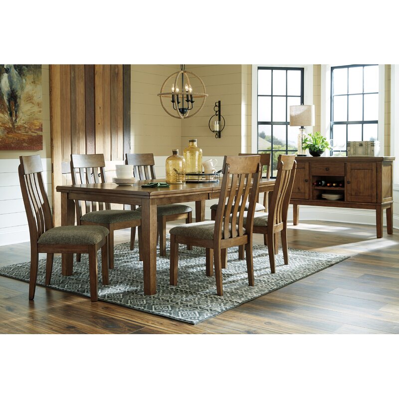 Millwood Pines Fia 7 Piece Extendable Dining Set & Reviews | Wayfair